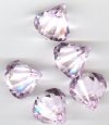 5 25x30mm Alexandrite Faceted Acrylic Drop